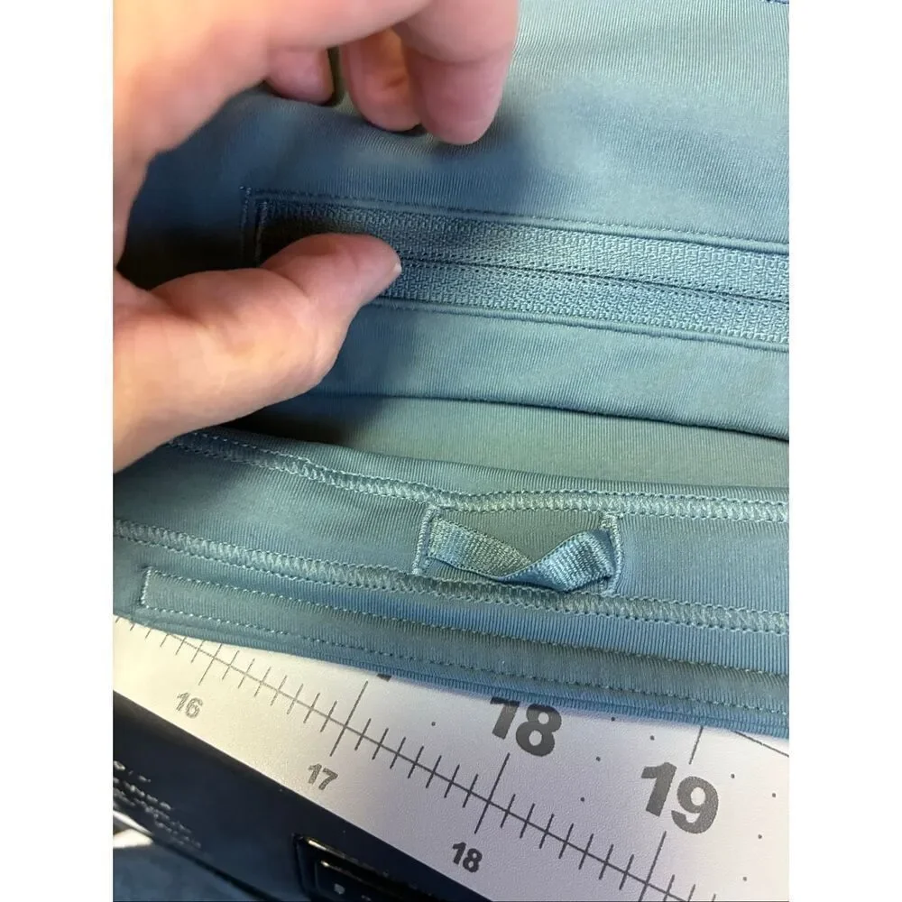Lululemon Run Times Shorts II 4” in Azurite Mint Tint Multi Mystic Green Size 6
